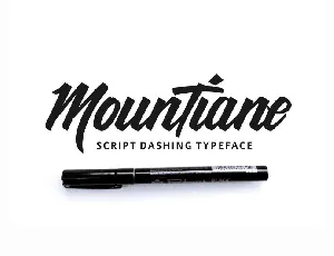 Mountiane font