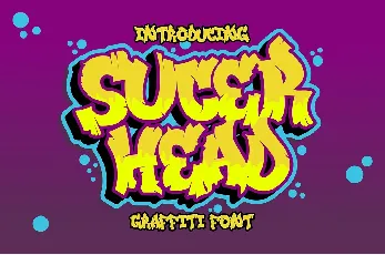 SUCER HEAD font