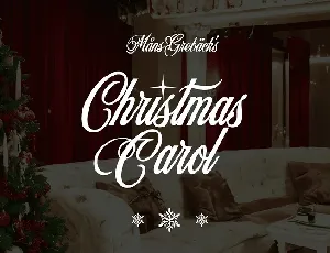 Christmas Carol font
