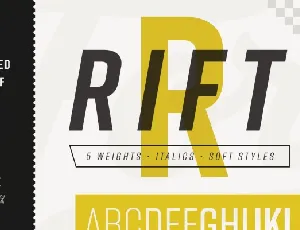 Rift Family font