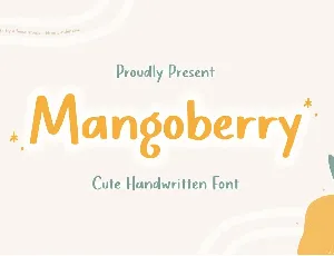 Mangoberry font