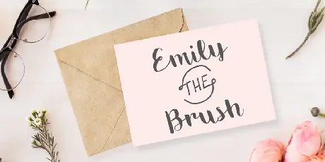 Emily The Brush font