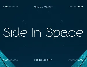 Side In Space Free Trial font