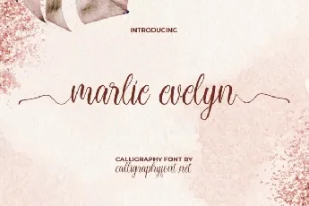 Marlie Evelyn font