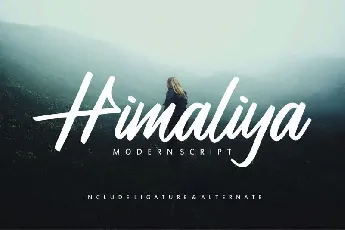 Himaliya Script font