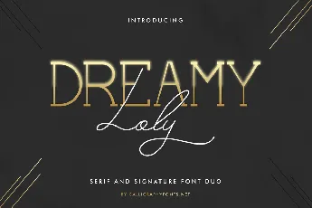 Dreamy Loly Demo font