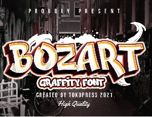 BOZART font