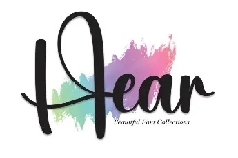 Hear Script font