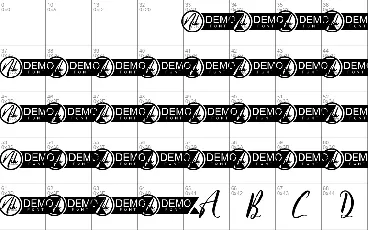 Mark Hayes Demo font