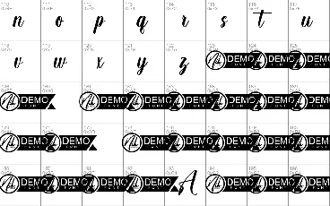 Mark Hayes Demo font