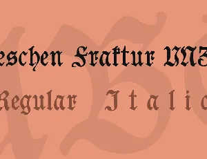 Goeschen Fraktur UNZ1A font