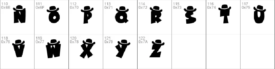 KR Western Wear 1 font