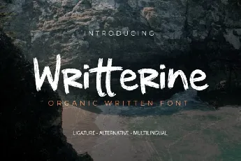 Writterine font