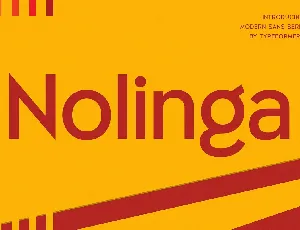 Nolinga font