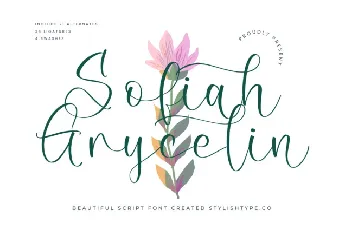 Sofiah Grycelin font