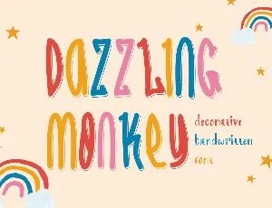 Dazzling Monkey font