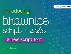 Brownice font