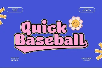 Quick Baseball - Demo Version font