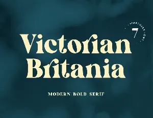 VictorianBritania font