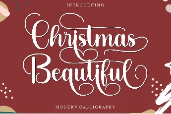 Christmas Beautiful - Personal font