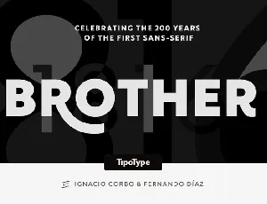 Brother 1816 font