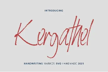 Kergathel font