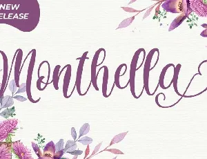 Monthella font