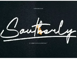 Southerly Script font