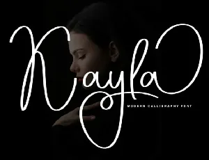 Kayla Script font