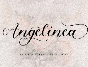 Angelinea font