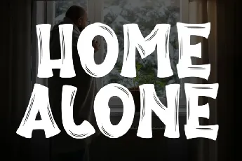 Home Alone Display Typeface font