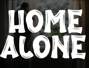 Home Alone Display Typeface font