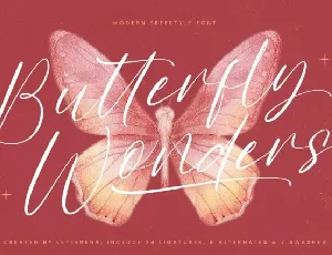 Butterfly Wonders font