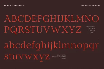 Realico font