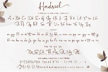 Hadriel font