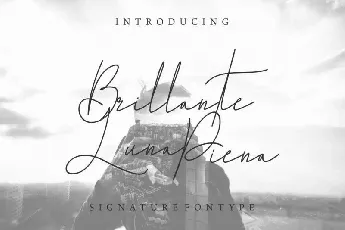 Brillante Luna Piena Signature font