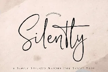 Silently font