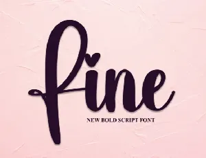 Fine Script font