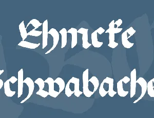 Ehmcke Schwabacher font