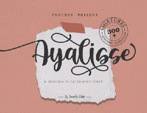 Ayalisse font