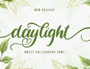 Daylight font