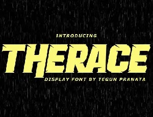 Therace font