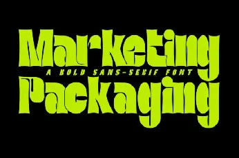 Marketing Packaging font