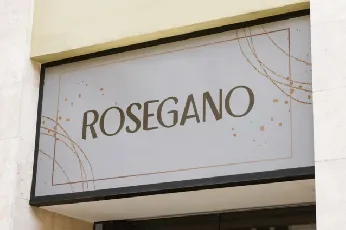 Rosegano font