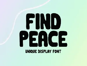 Find Peace font