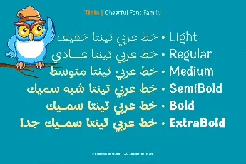 Tinta Arabic font