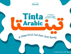 Tinta Arabic font