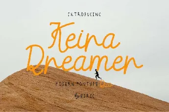 Keira Dreamer Script Duo font