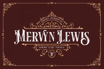 Mervyn Lewis font