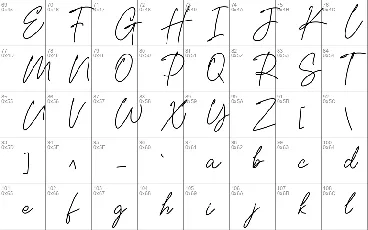 Bellisya Signature font